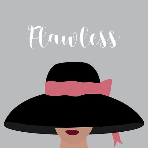 Flawless Black Modern Wood Framed Art Print with Double Matting by Singleton, Ashley