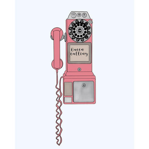 Vintage Phone Black Modern Wood Framed Art Print by Singleton, Ashley