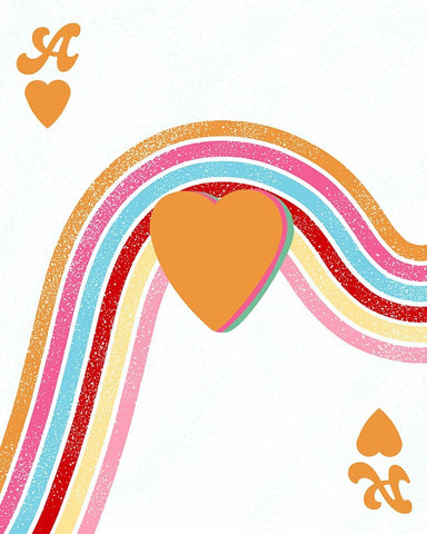 Retro Ace Black Ornate Wood Framed Art Print with Double Matting by Singleton, Ashley