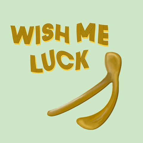 Wish Bone Black Modern Wood Framed Art Print by Singleton, Ashley