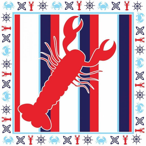 Ahoy XVI Black Modern Wood Framed Art Print by ND Art and Design