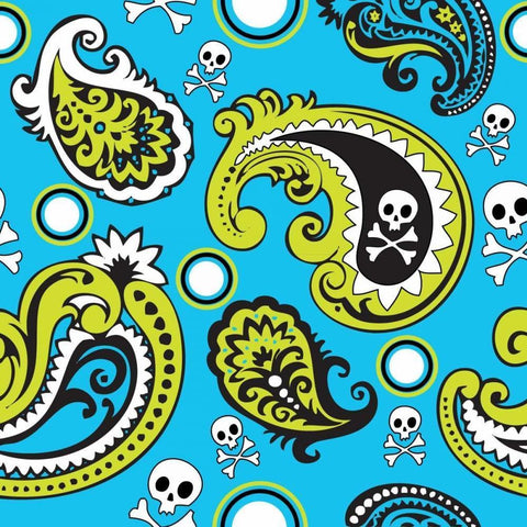 Angst Cerulean III White Modern Wood Framed Art Print with Double Matting by ND Art and Design