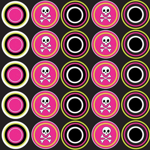 Angst Magenta I White Modern Wood Framed Art Print by ND Art and Design