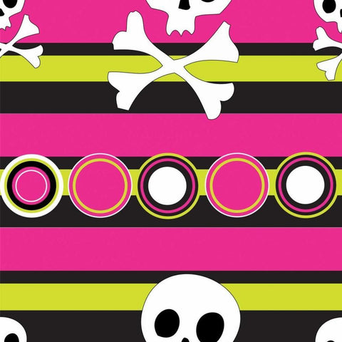 Angst Magenta II Black Ornate Wood Framed Art Print with Double Matting by ND Art and Design