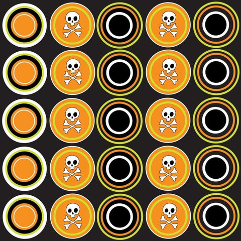 Angst Pumpkin I White Modern Wood Framed Art Print by ND Art and Design