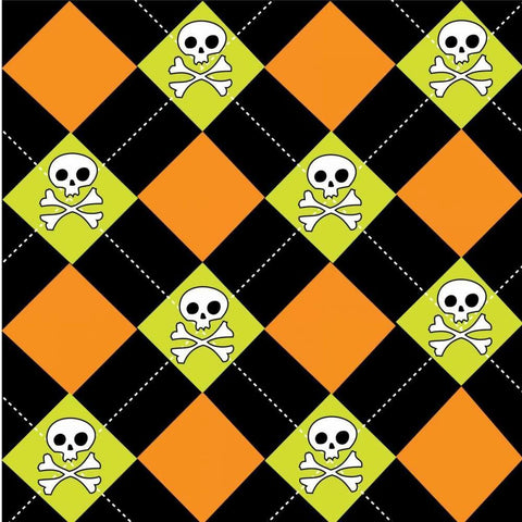 Angst Pumpkin IV Black Ornate Wood Framed Art Print with Double Matting by ND Art and Design