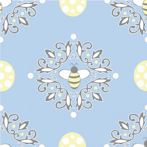 Little Ones Sky I White Modern Wood Framed Art Print with Double Matting by ND Art and Design