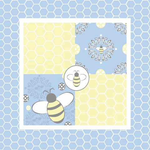 Little Ones Sky XII White Modern Wood Framed Art Print with Double Matting by ND Art and Design