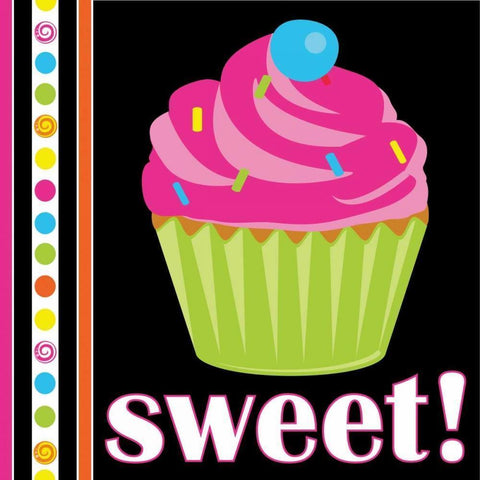 Candy Craze IX Gold Ornate Wood Framed Art Print with Double Matting by ND Art and Design