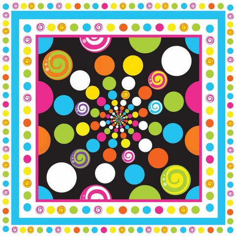 Candy Craze X Gold Ornate Wood Framed Art Print with Double Matting by ND Art and Design