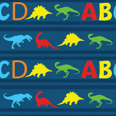 Dinopolooza III Black Modern Wood Framed Art Print by ND Art and Design