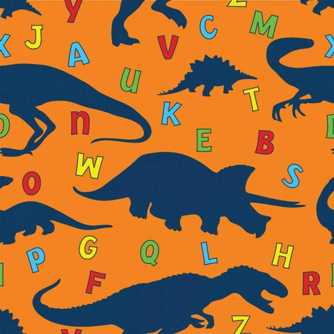 Dinopolooza IV Black Ornate Wood Framed Art Print with Double Matting by ND Art and Design