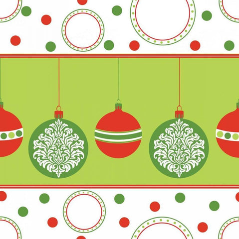 Joyous Holiday V White Modern Wood Framed Art Print with Double Matting by ND Art and Design