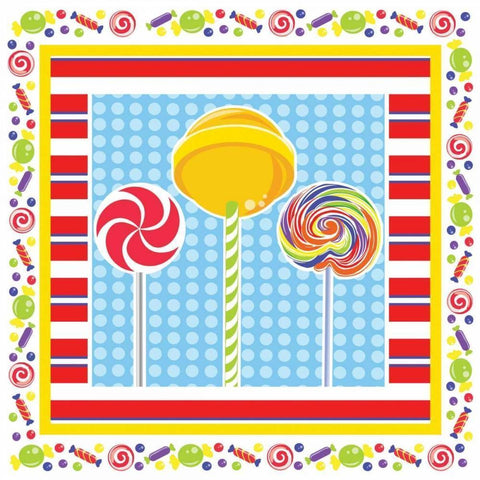 Sweet Shoppe XII Gold Ornate Wood Framed Art Print with Double Matting by ND Art and Design