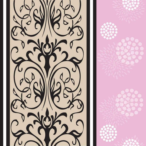 Tea Time IV Black Ornate Wood Framed Art Print with Double Matting by ND Art and Design