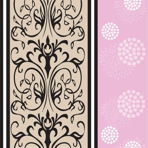 Tea Time IV Black Modern Wood Framed Art Print with Double Matting by ND Art and Design