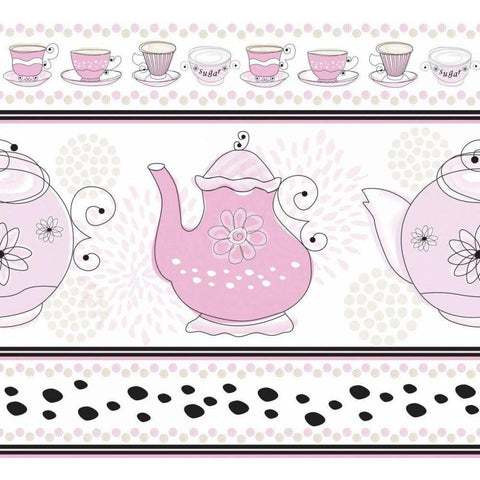 Tea Time XI Gold Ornate Wood Framed Art Print with Double Matting by ND Art and Design