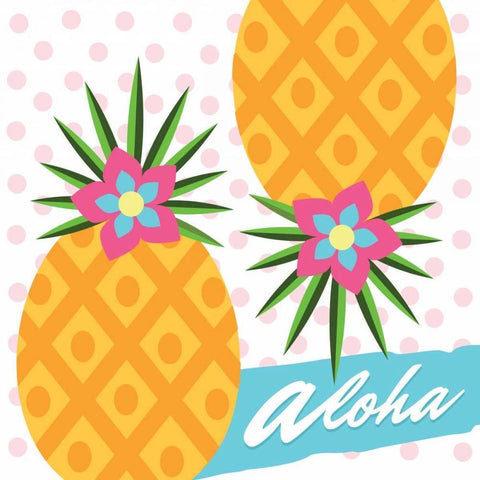 Tropical III Black Modern Wood Framed Art Print by ND Art and Design