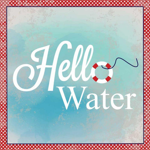 Lake II White Modern Wood Framed Art Print by ND Art and Design