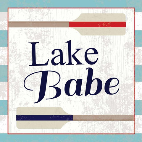 Lake III Black Ornate Wood Framed Art Print with Double Matting by ND Art and Design