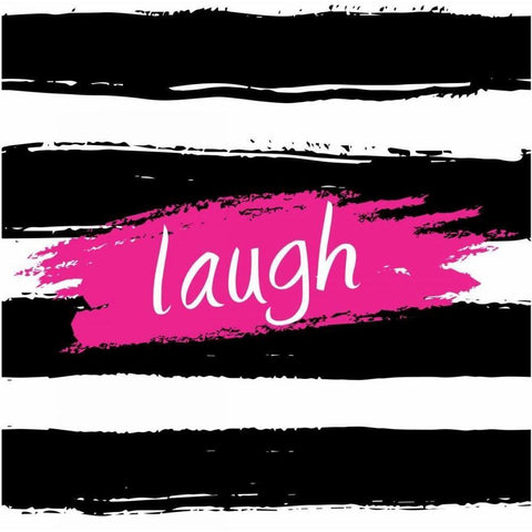 Trendy II Black Modern Wood Framed Art Print with Double Matting by ND Art and Design