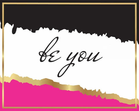 Trendy III White Modern Wood Framed Art Print with Double Matting by ND Art and Design