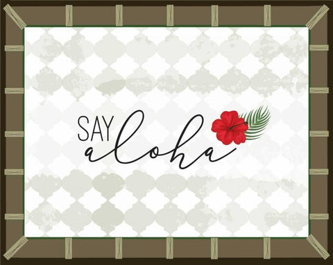 Tropical Leaf I Black Ornate Wood Framed Art Print with Double Matting by ND Art and Design