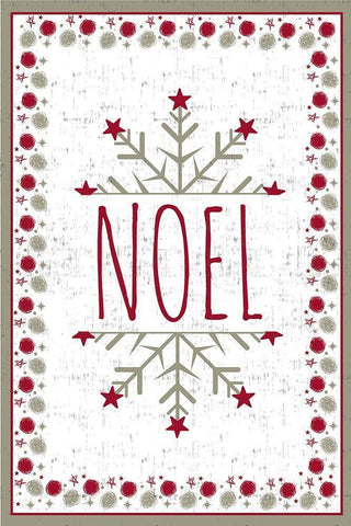 Noel Black Ornate Wood Framed Art Print with Double Matting by ND Art and Design