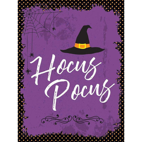 Hocus Pocus White Modern Wood Framed Art Print by ND Art and Design