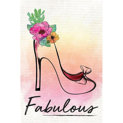 Fabulous White Modern Wood Framed Art Print by ND Art