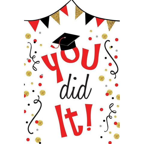 You Dit It Black Modern Wood Framed Art Print with Double Matting by ND Art