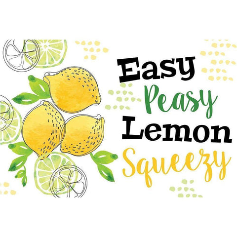 Easy Peasy Gold Ornate Wood Framed Art Print with Double Matting by ND Art