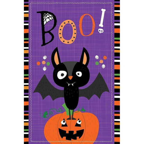 Spooky Buddies Art III Gold Ornate Wood Framed Art Print with Double Matting by ND Art