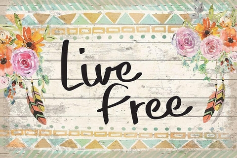 Life Free Black Ornate Wood Framed Art Print with Double Matting by ND Art