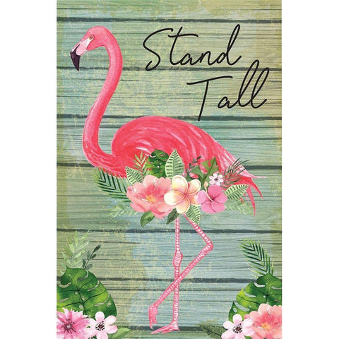 Stand Tall Black Modern Wood Framed Art Print by ND Art