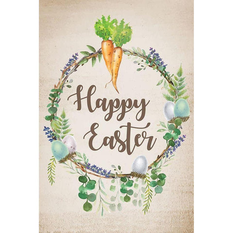 Easter Garden II Gold Ornate Wood Framed Art Print with Double Matting by ND Art