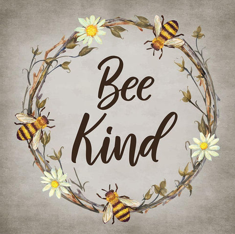 Bee and Willow Black Ornate Wood Framed Art Print with Double Matting by ND Art