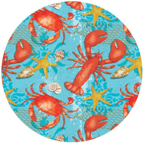 New England Plate II Black Ornate Wood Framed Art Print with Double Matting by ND Art