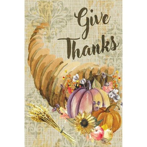 Give Thanks Black Modern Wood Framed Art Print by ND Art