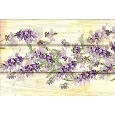 Floral Lavender III Gold Ornate Wood Framed Art Print with Double Matting by ND Art