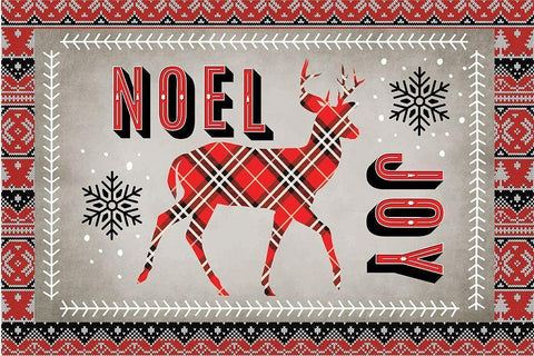 Joy Noel White Modern Wood Framed Art Print with Double Matting by ND Art