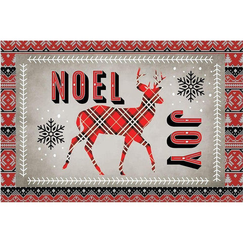 Joy Noel White Modern Wood Framed Art Print by ND Art
