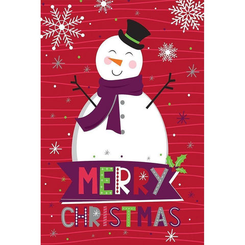 Merry Christmas   White Modern Wood Framed Art Print by ND Art