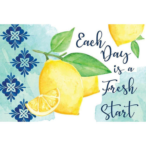 Fresh Start Gold Ornate Wood Framed Art Print with Double Matting by ND Art