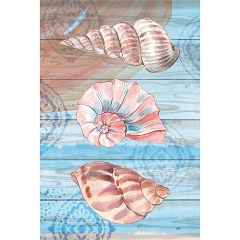 Coastal IX Black Modern Wood Framed Art Print by ND Art