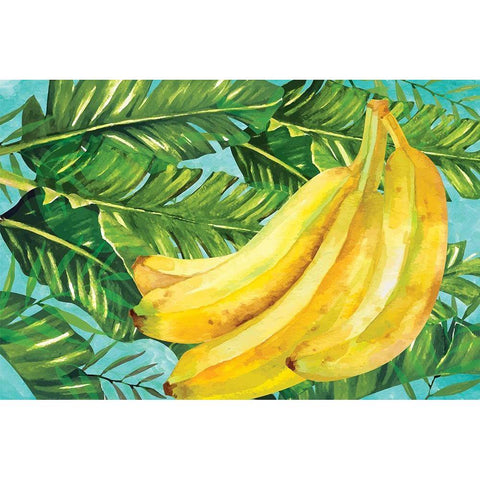 Bananas I Gold Ornate Wood Framed Art Print with Double Matting by ND Art