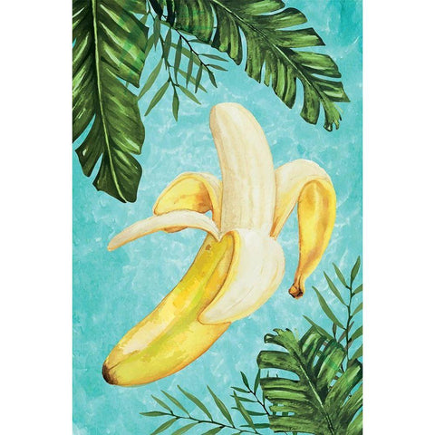 Bananas III Gold Ornate Wood Framed Art Print with Double Matting by ND Art