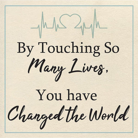 Changed the World White Modern Wood Framed Art Print by ND Art
