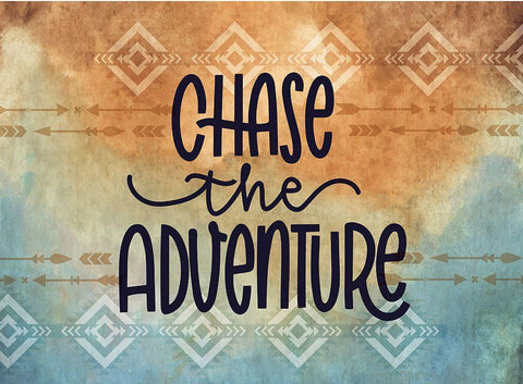 Choose the Adventure Black Ornate Wood Framed Art Print with Double Matting by ND Art