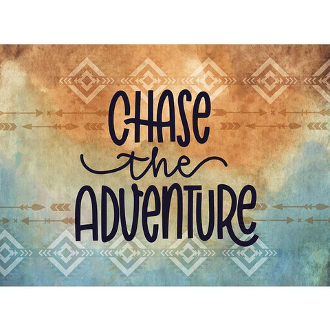 Choose the Adventure Gold Ornate Wood Framed Art Print with Double Matting by ND Art